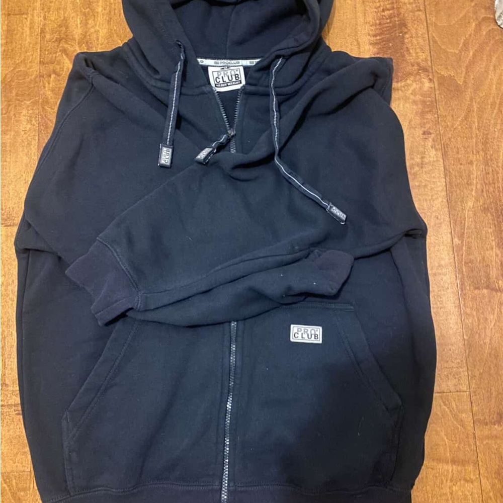 Club Black Zip-Up Sweater for Men